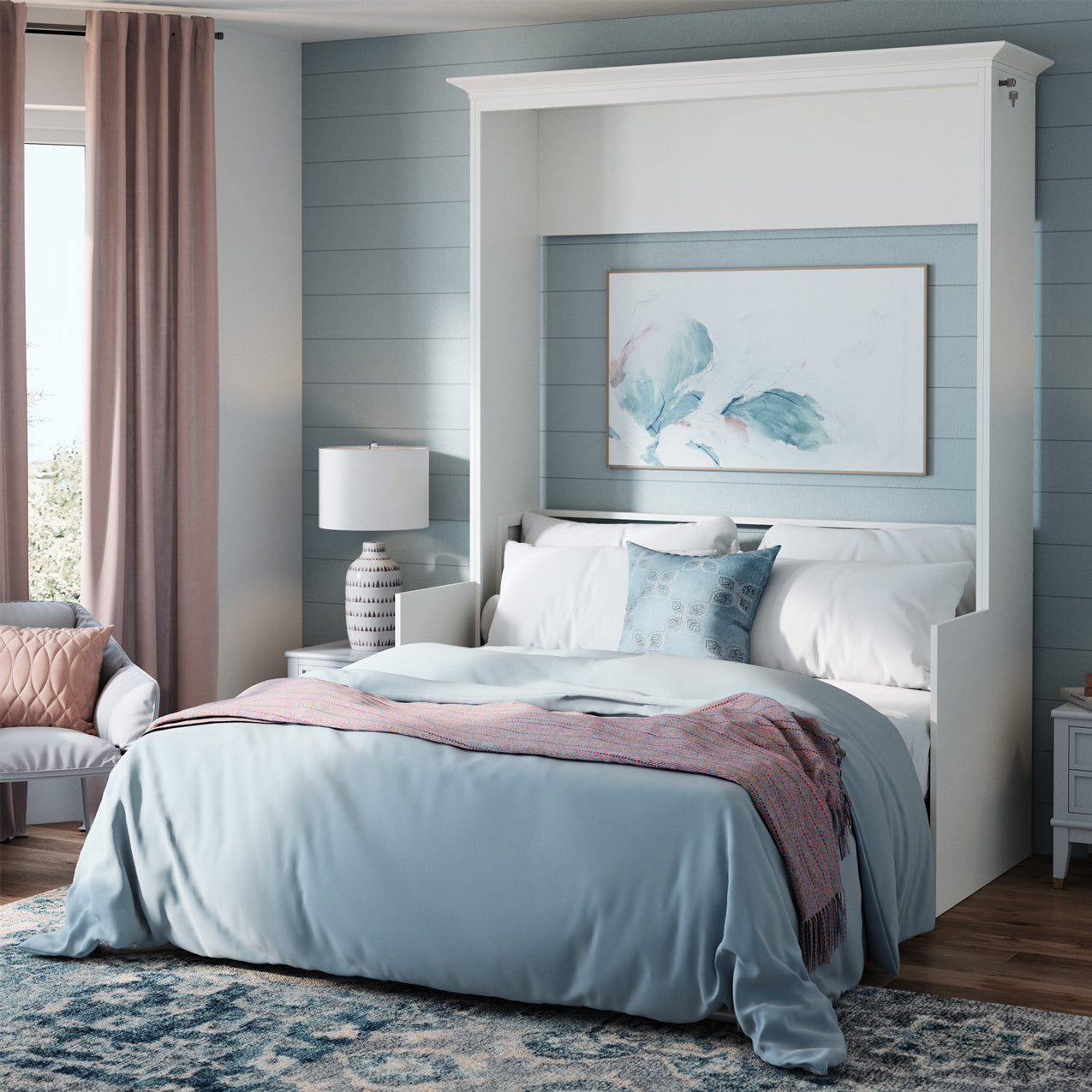 Alegra Full Murphy Bed with Desk