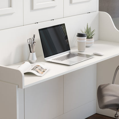 Alegra Queen Murphy Bed with Desk and Single Side Tower