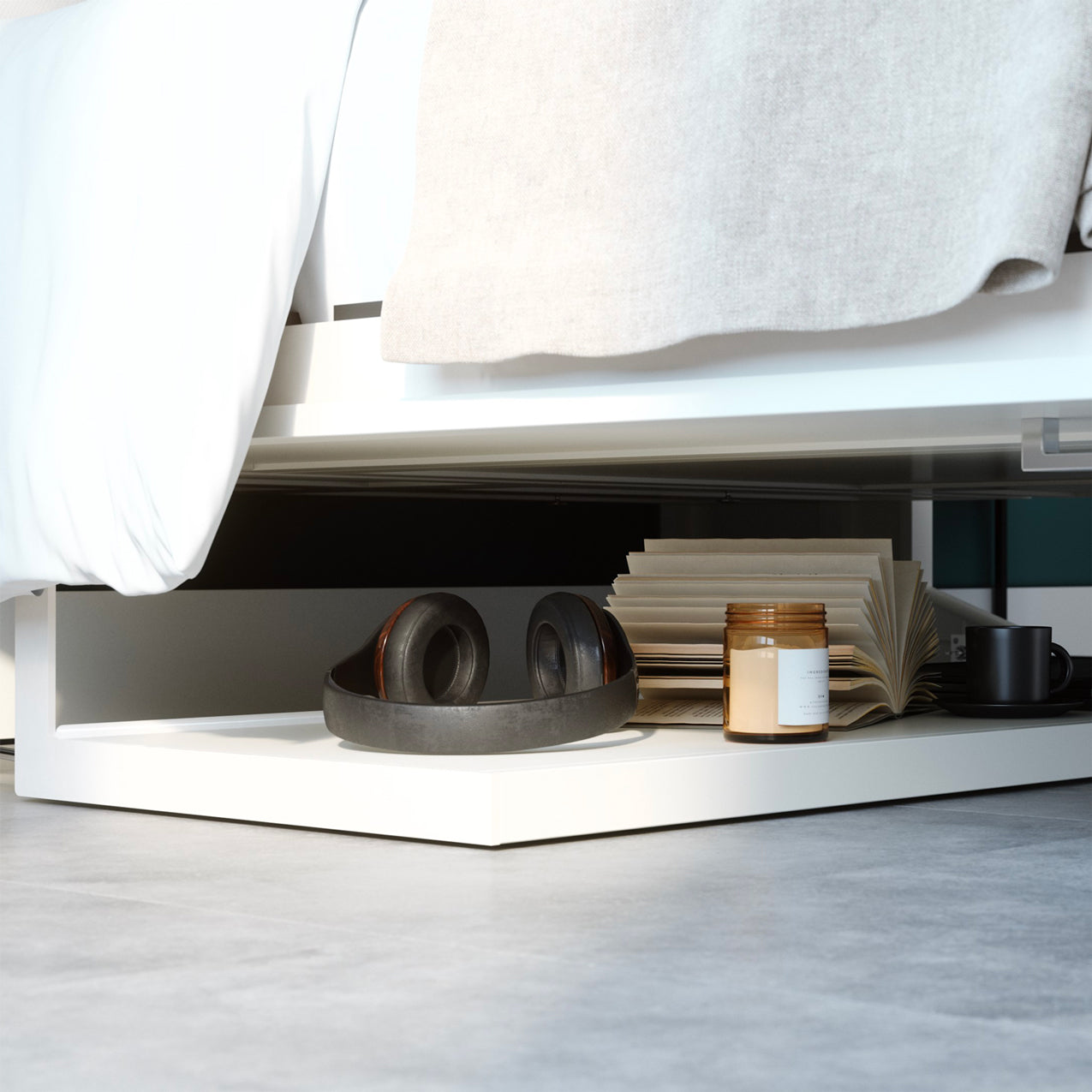 Azores Queen Murphy Bed with Desk