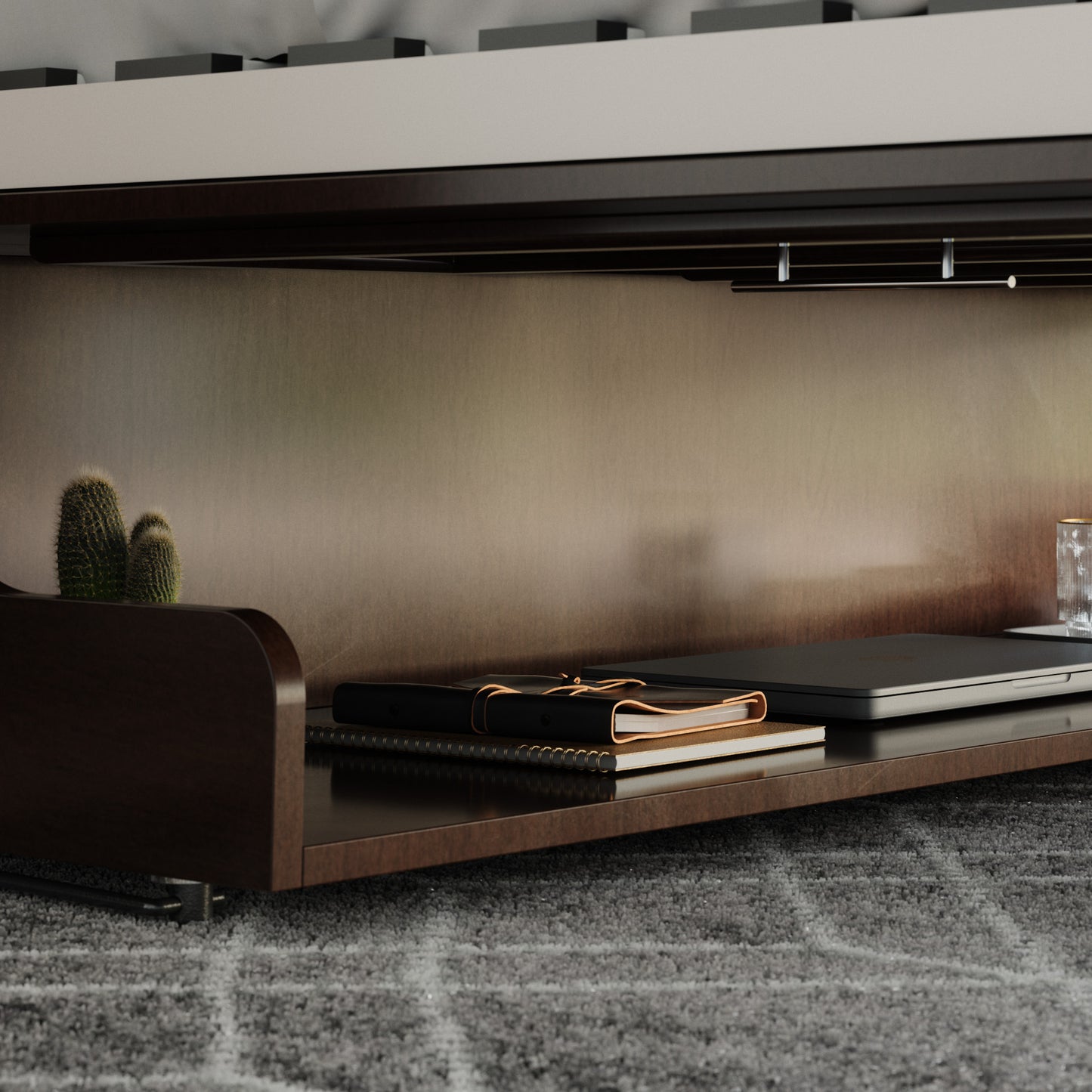 Carsyn Queen Murphy Bed with Desk